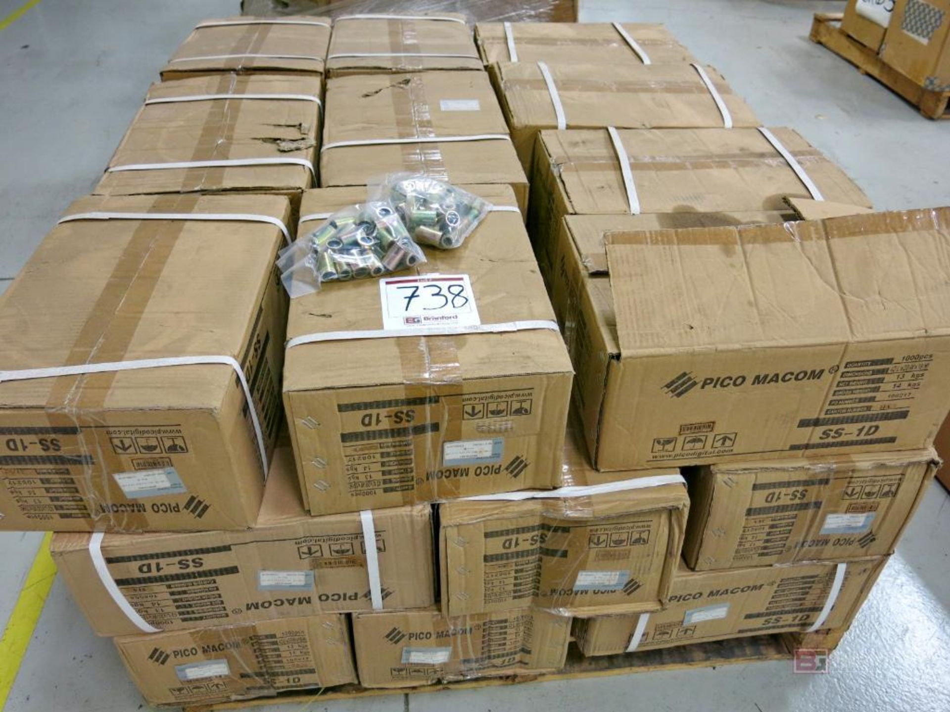 Pallet of Transformers, Pallet of AC Coaxial Adaptors