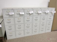 (11) Hon 4-Drawer Vertical File Cabinets