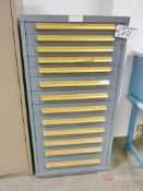 Equipto 13-Drawer Heavy Duty Storage Cabinet w/ Contents