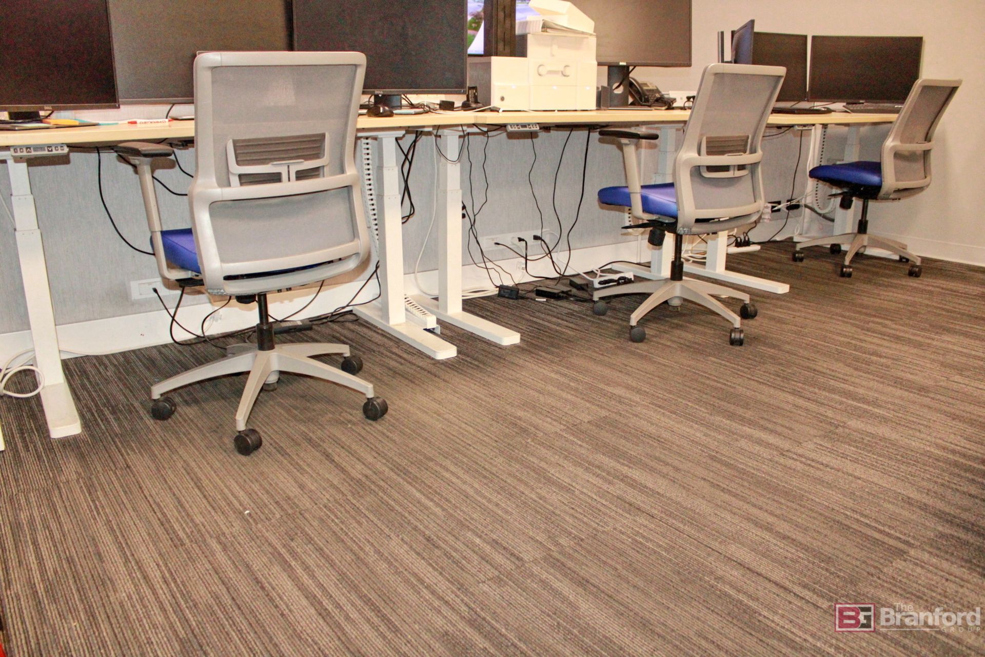 (3) Teknion Adjustable Standing Desks