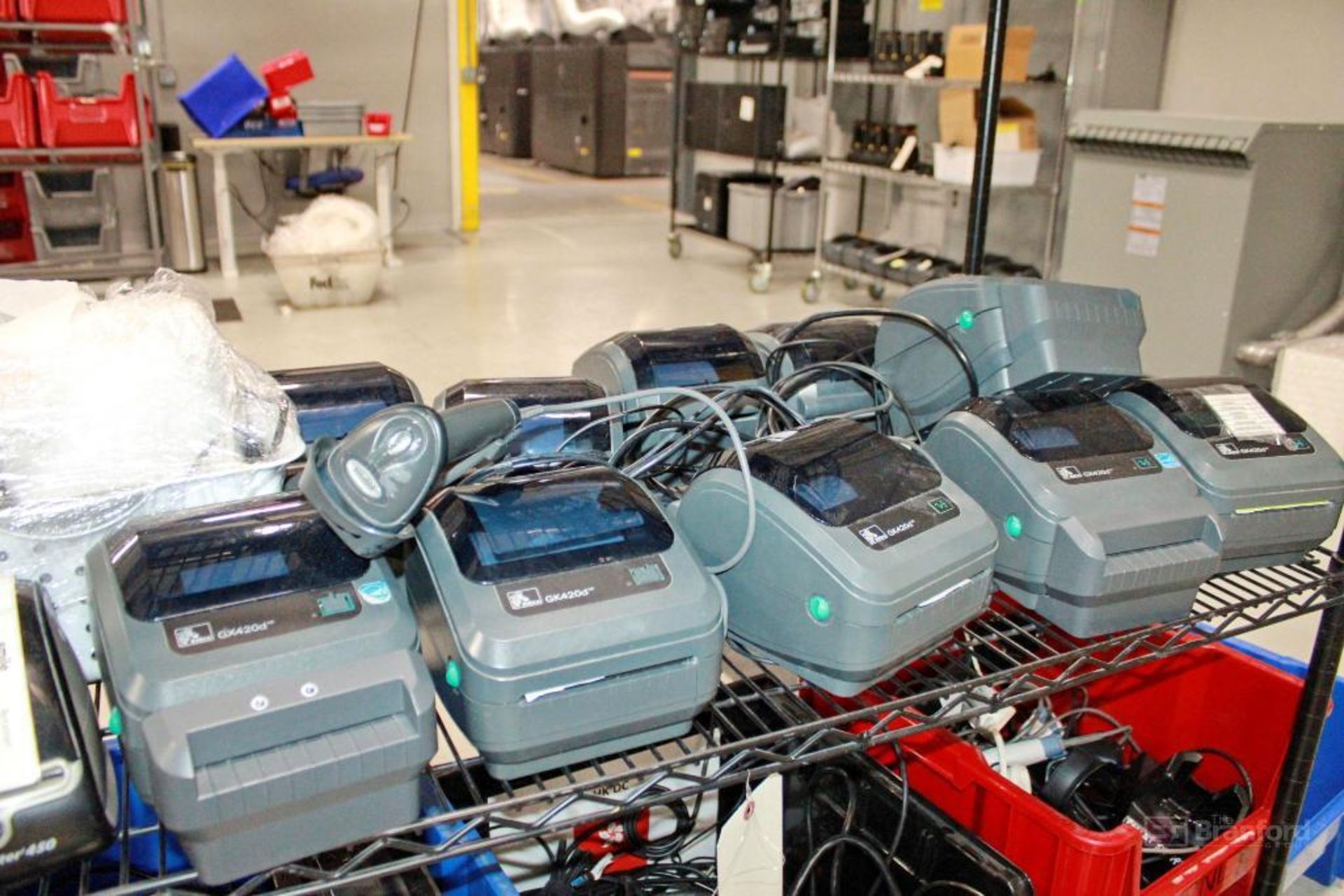 (12) Zebra GX420d label Printers