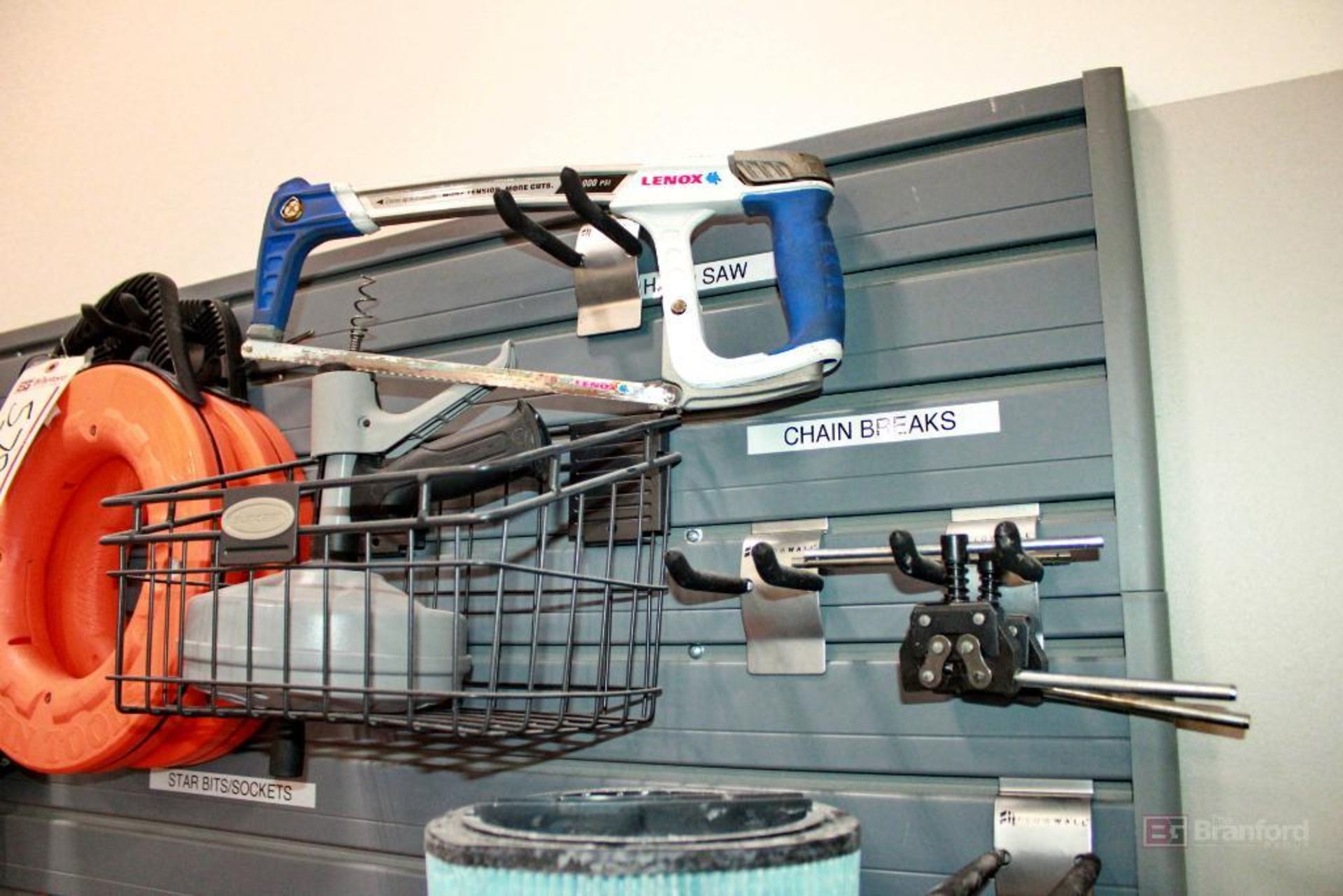 Contents of Tool Wall, with cart of tools - Image 8 of 11