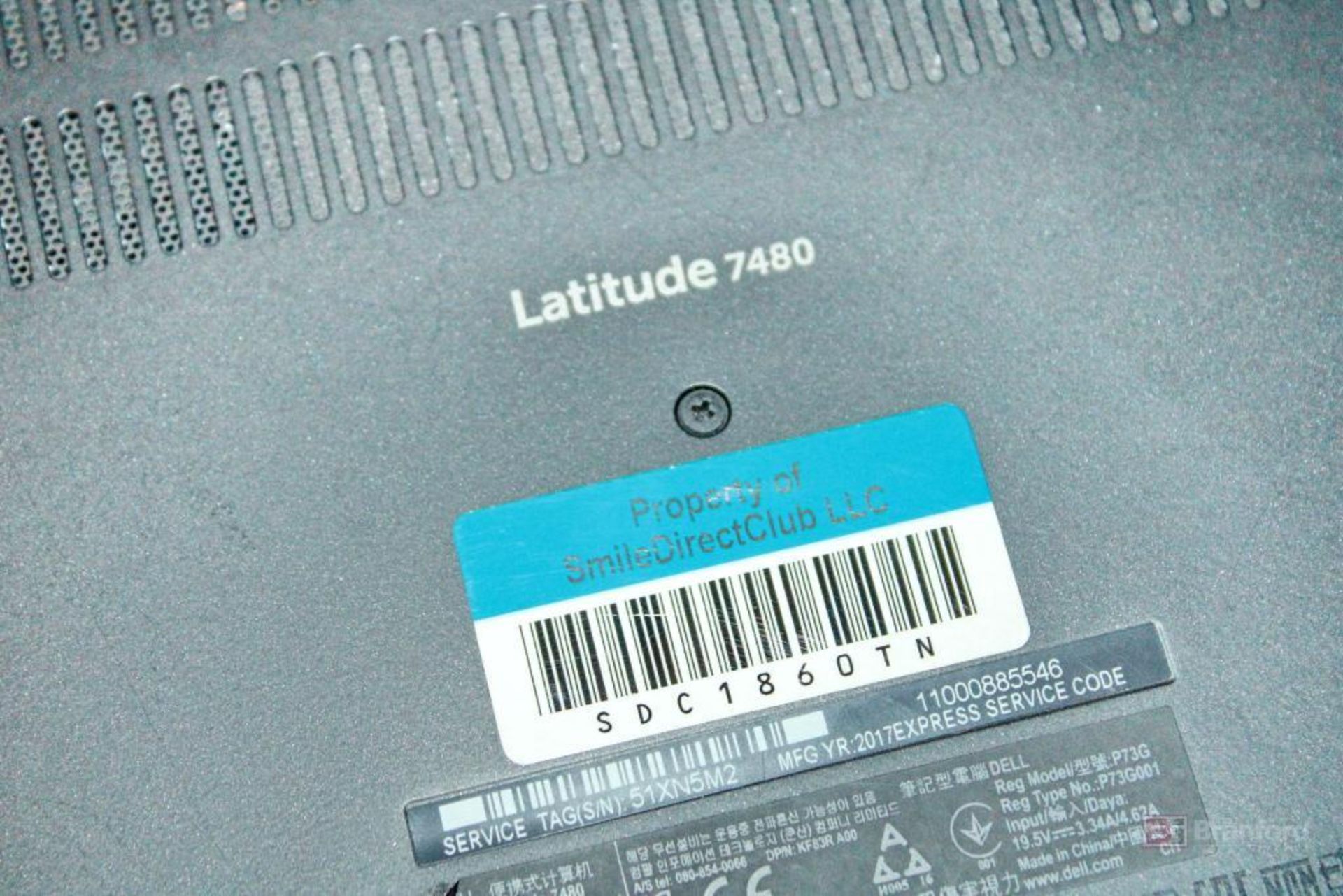 (6) Dell Latitude 7480 Laptops - Image 3 of 3