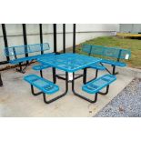 (1) Outdoor Picnic Table & (2) Benches