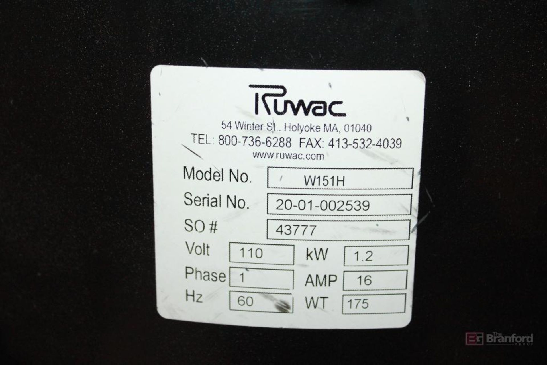 Ruwac WorkHorse Vacuum DS1000 HEPA - Image 2 of 2