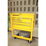 Rolling Tool Cart, U.S. General (5)-Drawer, with content
