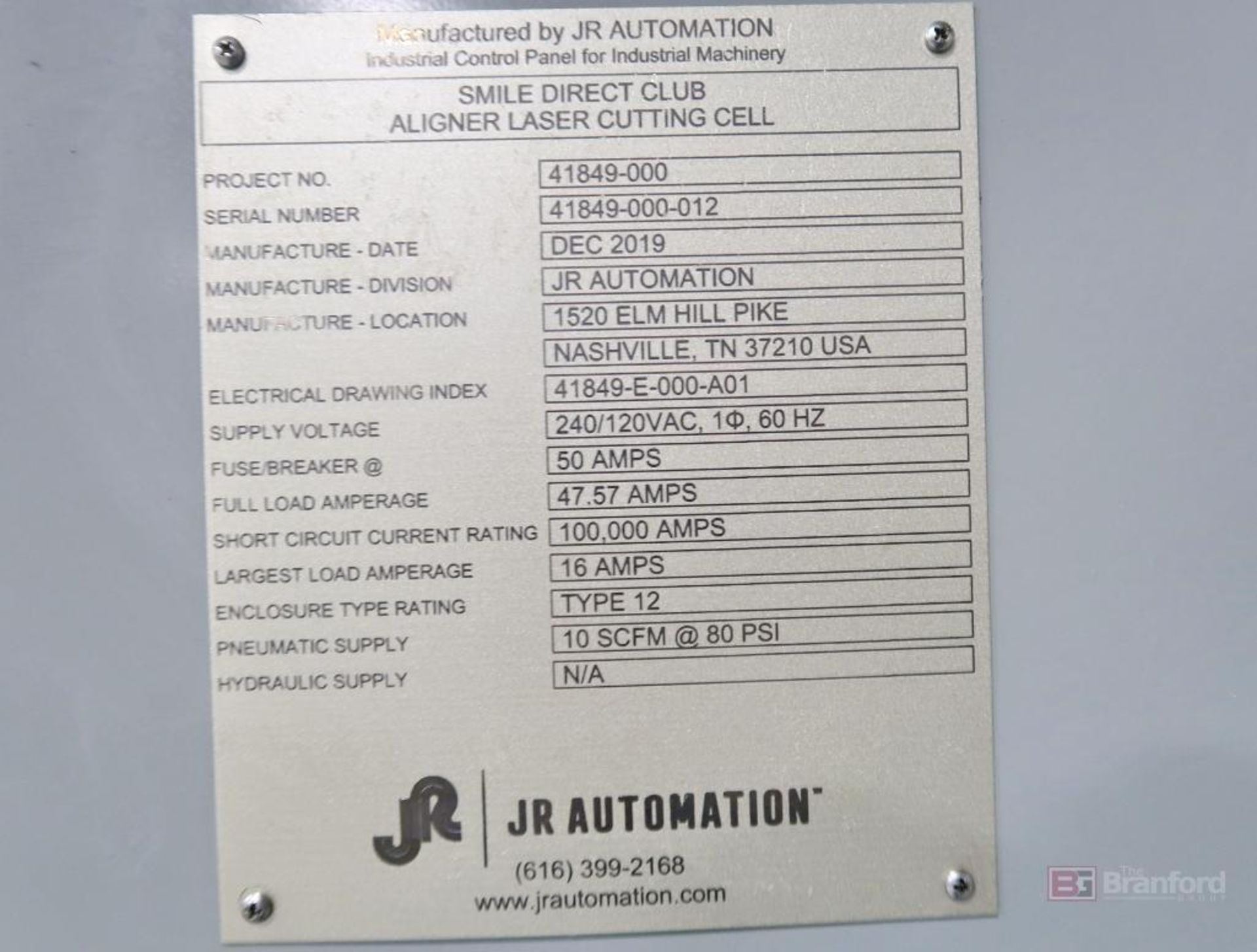 BULK BID: JR Automation Complete Aligner Production / Laser Cutting Line (Line G) (2019) - Image 45 of 45
