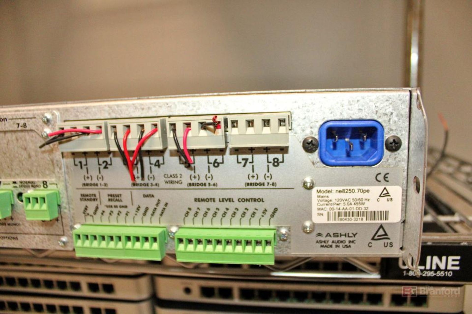 ASHLY NE8250,70pe, Network Power Amplifier - Image 3 of 4