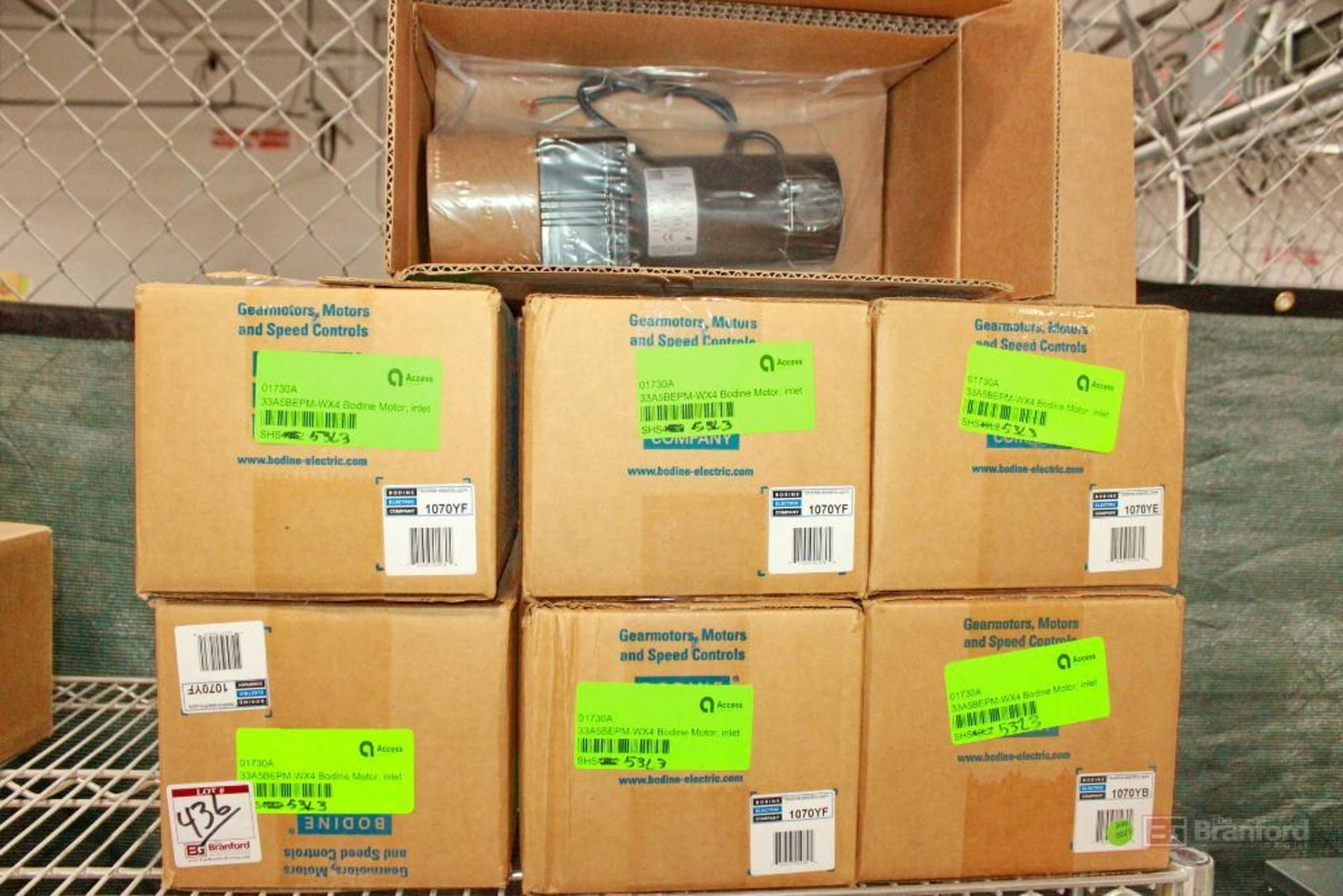 (7) Bodine Gear Motors