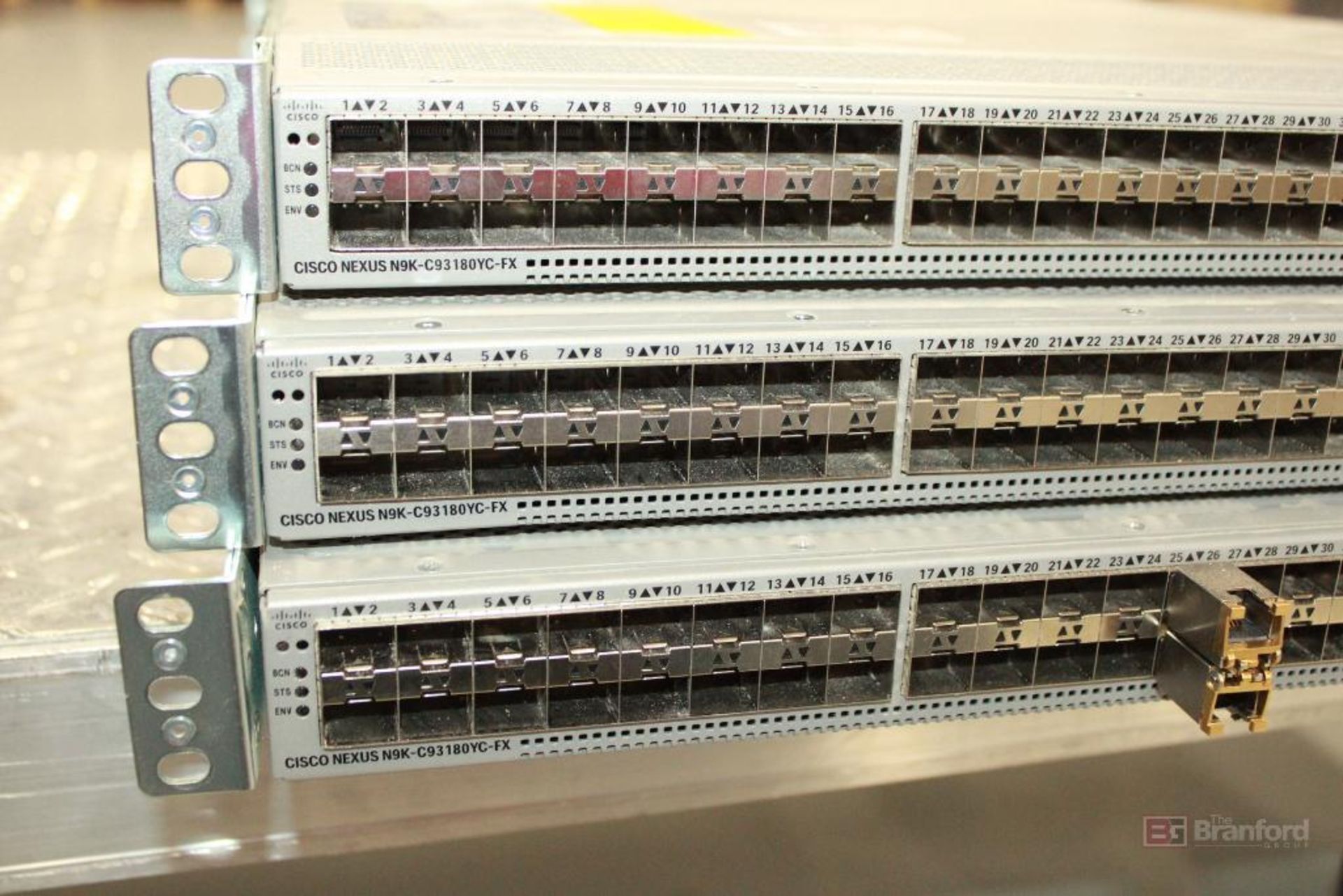(3) Cisco N9K-C93180YC-FX Nexus 9300 Switch, Cisco Gigabit Ethernet - Image 2 of 4