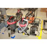 (4) Shop Wet / Dry Vacs & (2) Air Movers