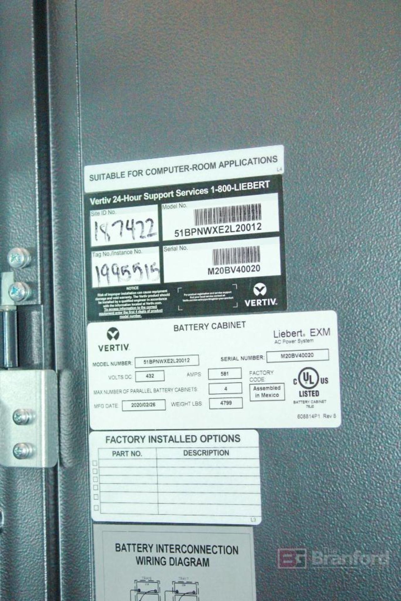 Vertiv Liebert EXM 51SA250NAA003A8 250-kVA AC Power UPS System, (2020) - Image 18 of 18