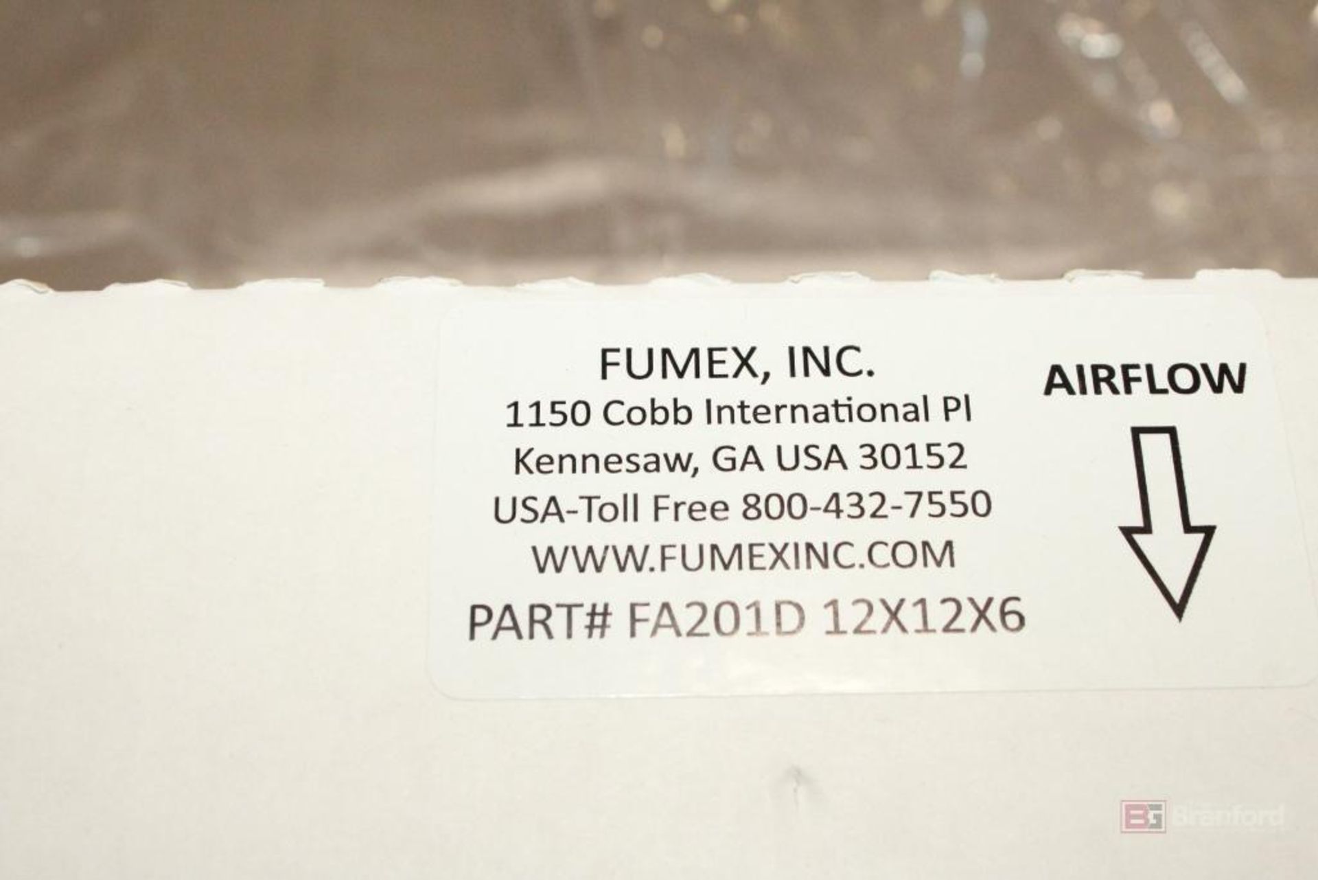 (17) Fumex FA201D Filters & Cart, Fume Extractor Fumex Filters - Image 2 of 2