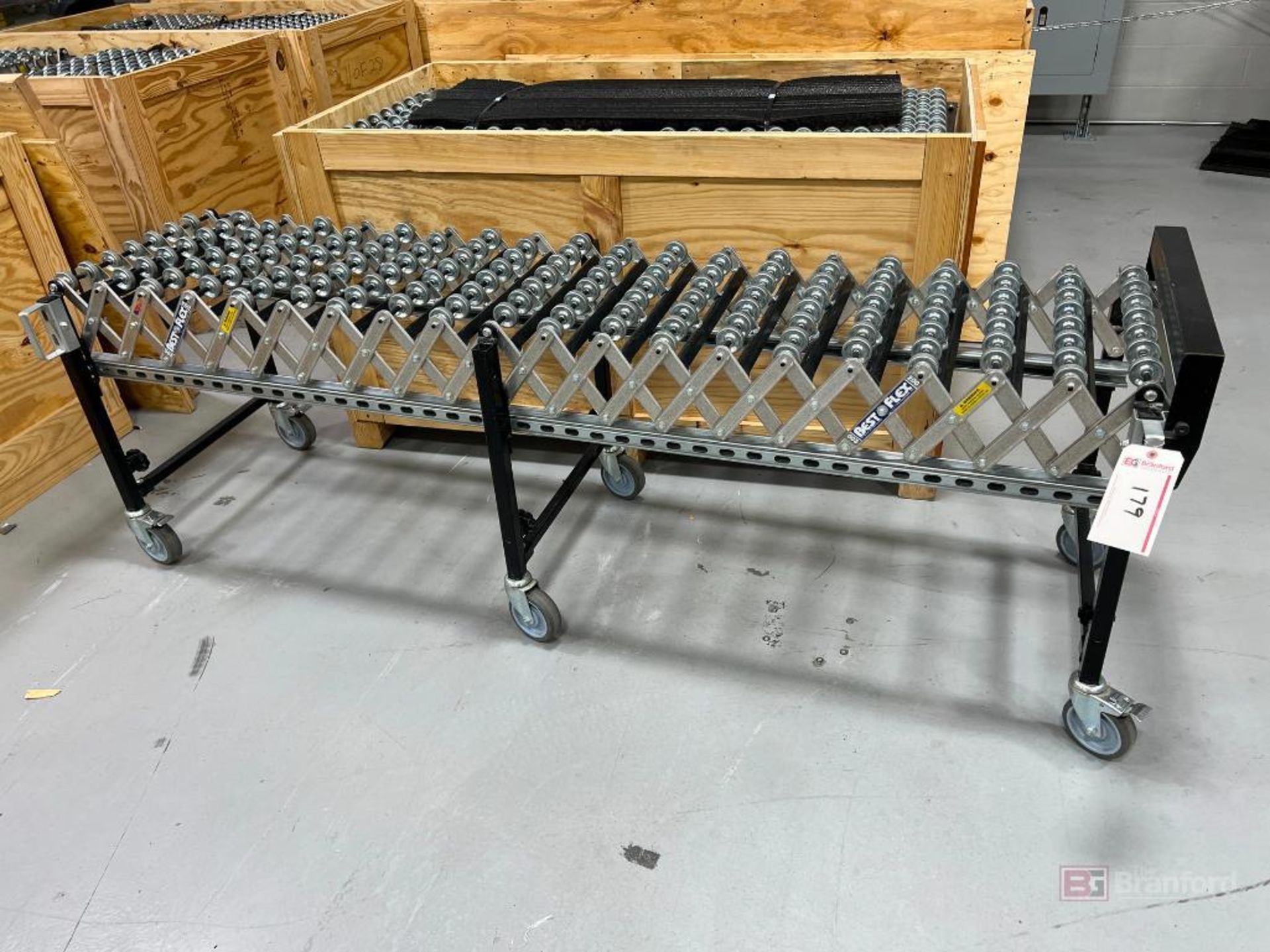 (4) IMH Best Flex 200 Expandable Skatewheel Conveyors - Image 2 of 5