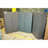 (3) Durham Manufacturing Storage Cabinets