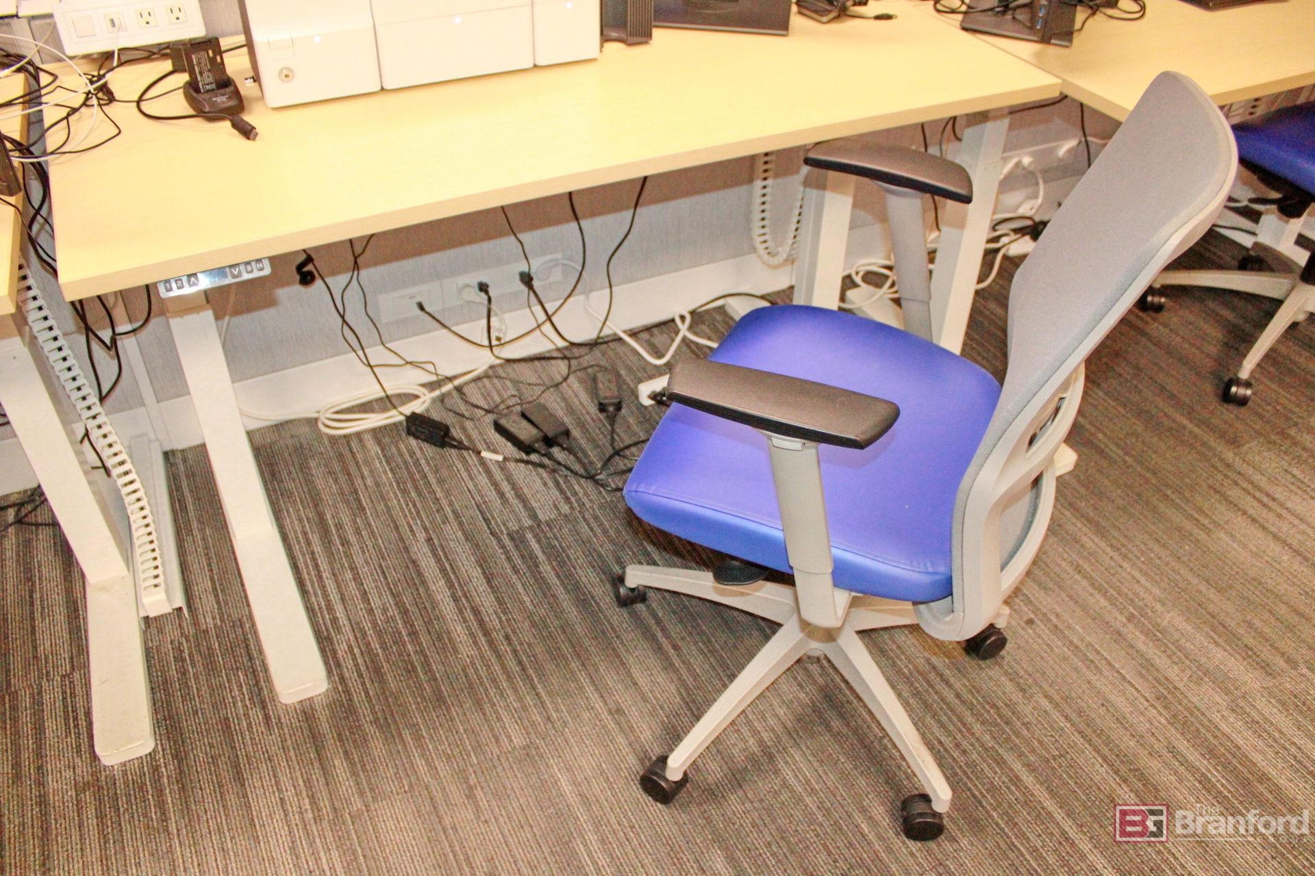 (3) Teknion Adjustable Standing Desks - Image 2 of 4