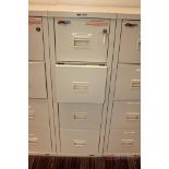 FireKingTurtle Series 4-Drawer Fireproof Vertical R-3691 File Cabinet