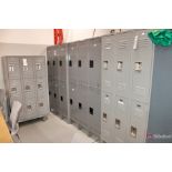 (4) Set of Lockers, Half are Tennsco Brand