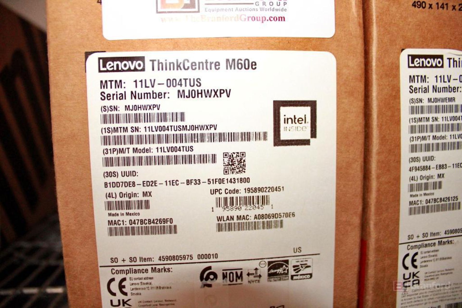 (2) Lenovo ThinkCentre M60q, Tiny Desktop Computer - Image 2 of 2