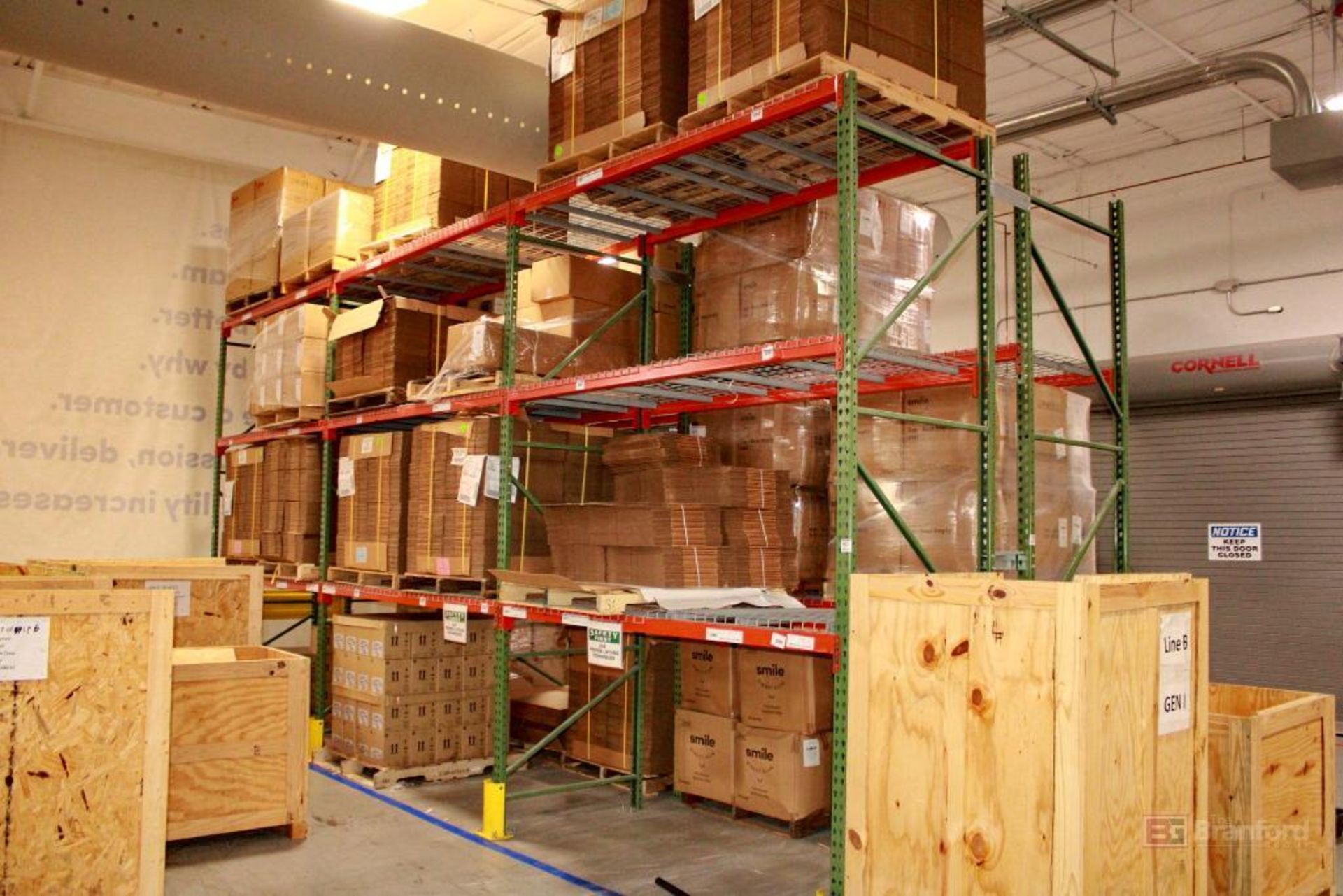 Pallet Racks, 12 Ft Tall, Six, 8ft Sections