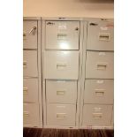 FireKingTurtle Series 4-Drawer Fireproof Vertical R-3691 File Cabinet