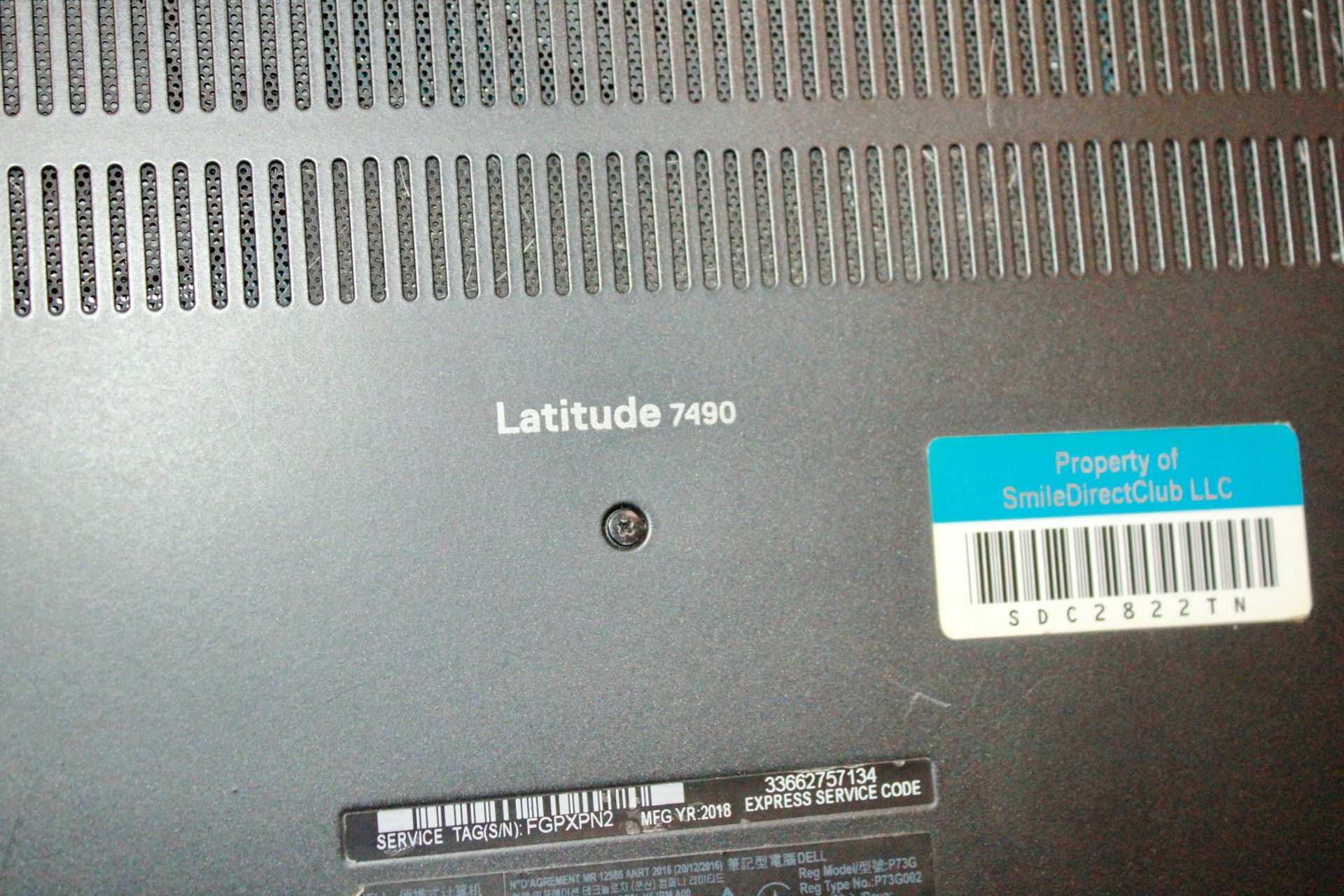 (3) Dell Latitude 7490 laptops - Image 4 of 4