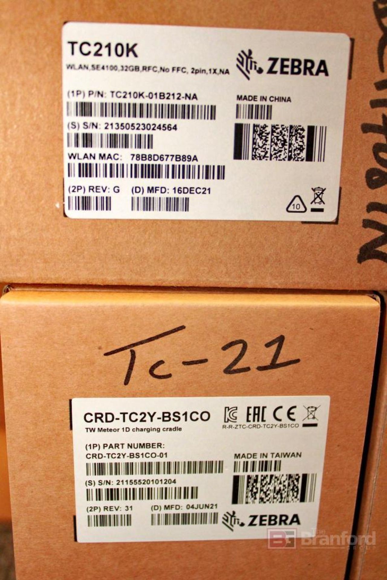 (5) ZEBRA TC210K Computer & Barcode Scanners - Image 2 of 2