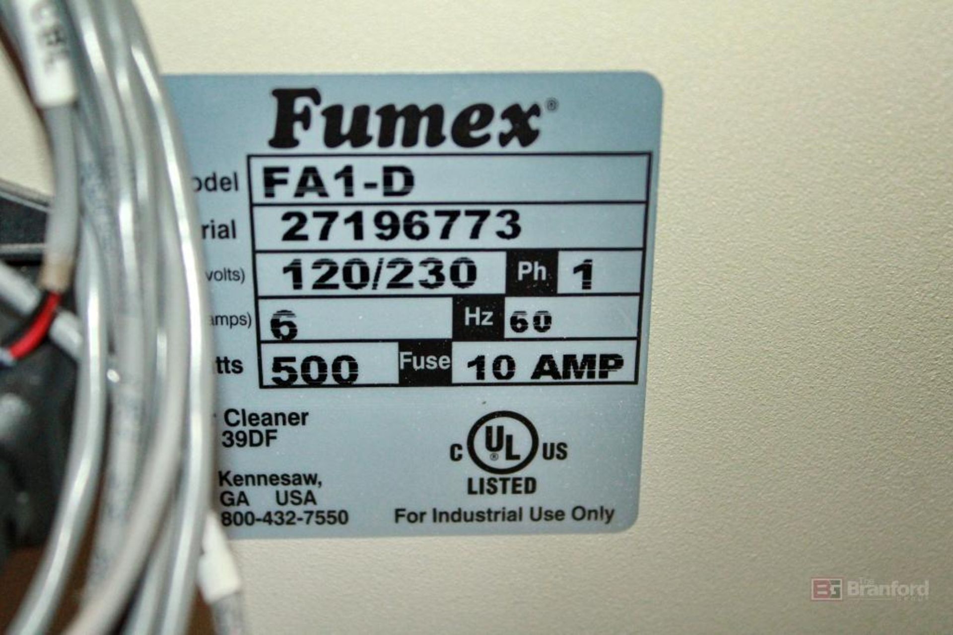 Fumex FA1-D Filtration Equipment with MOVEX Exhaust Arm - Image 3 of 4