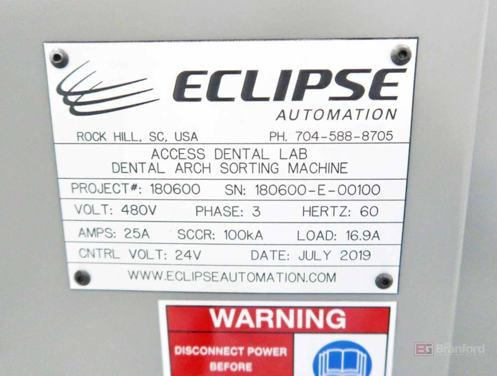 Eclipse Automation Dental Arch Sorting Machine - Image 14 of 18