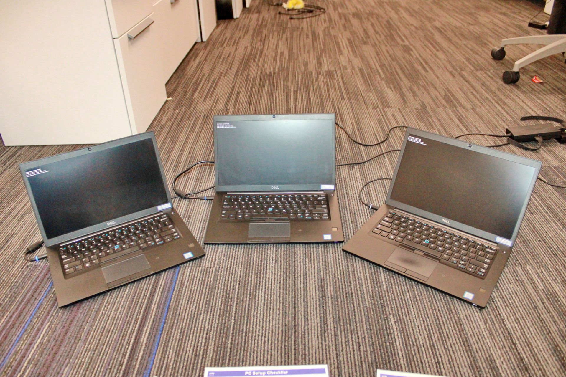 (3) Dell Latitude 7490 laptops