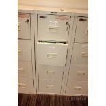 FireKingTurtle Series 4-Drawer Fireproof Vertical R-3691 File Cabinet