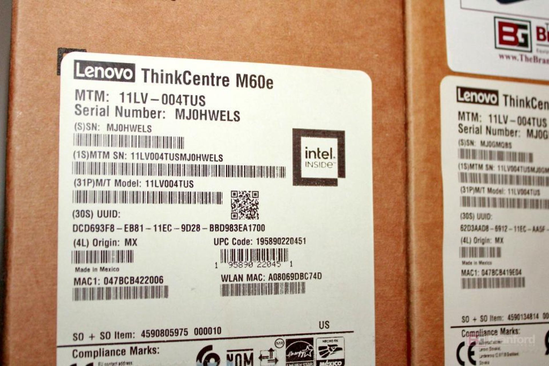 (2) Lenovo ThinkCentre M60q, Tiny Desktop Computer - Image 3 of 3