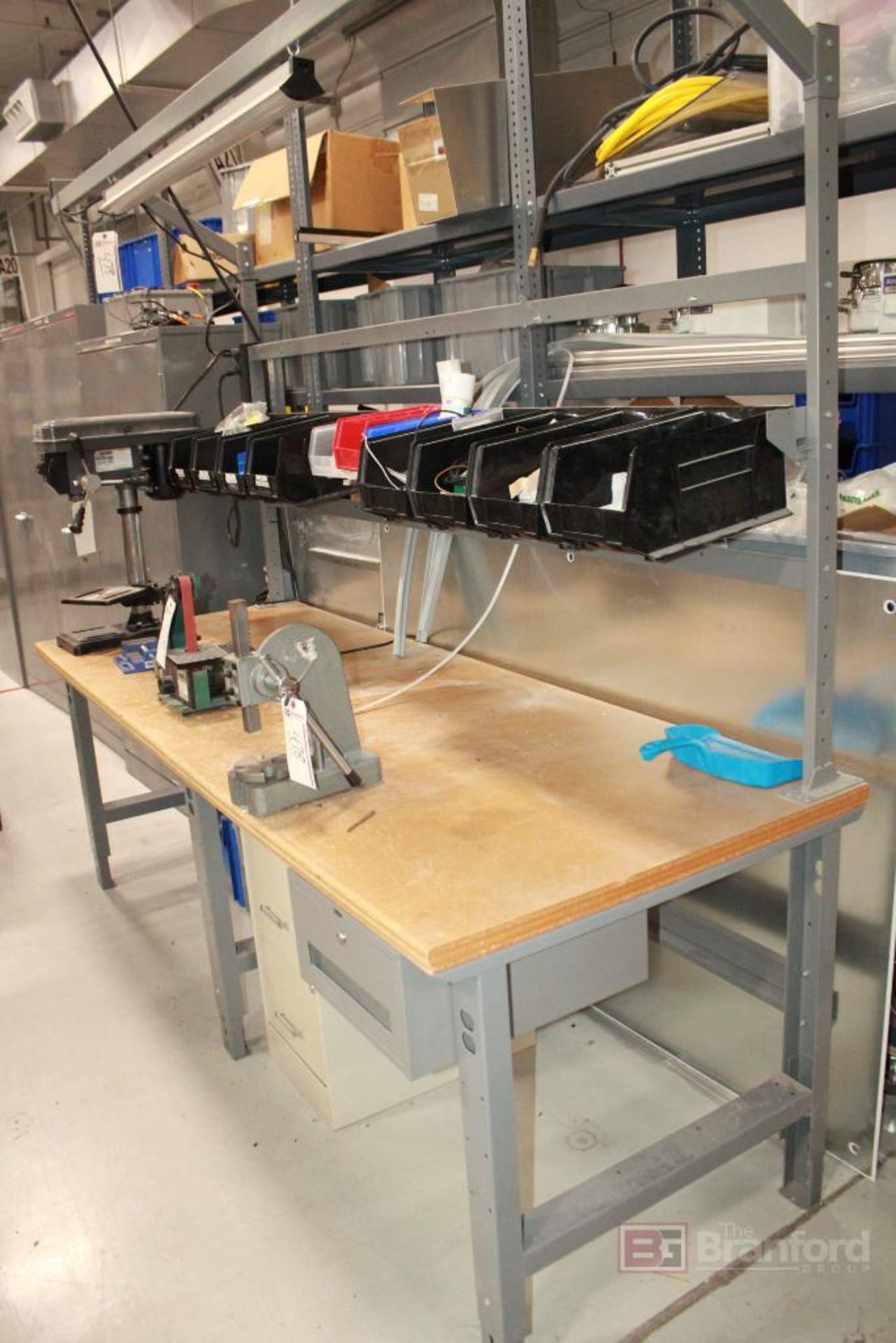Shop Table with Machinery - Image 6 of 6