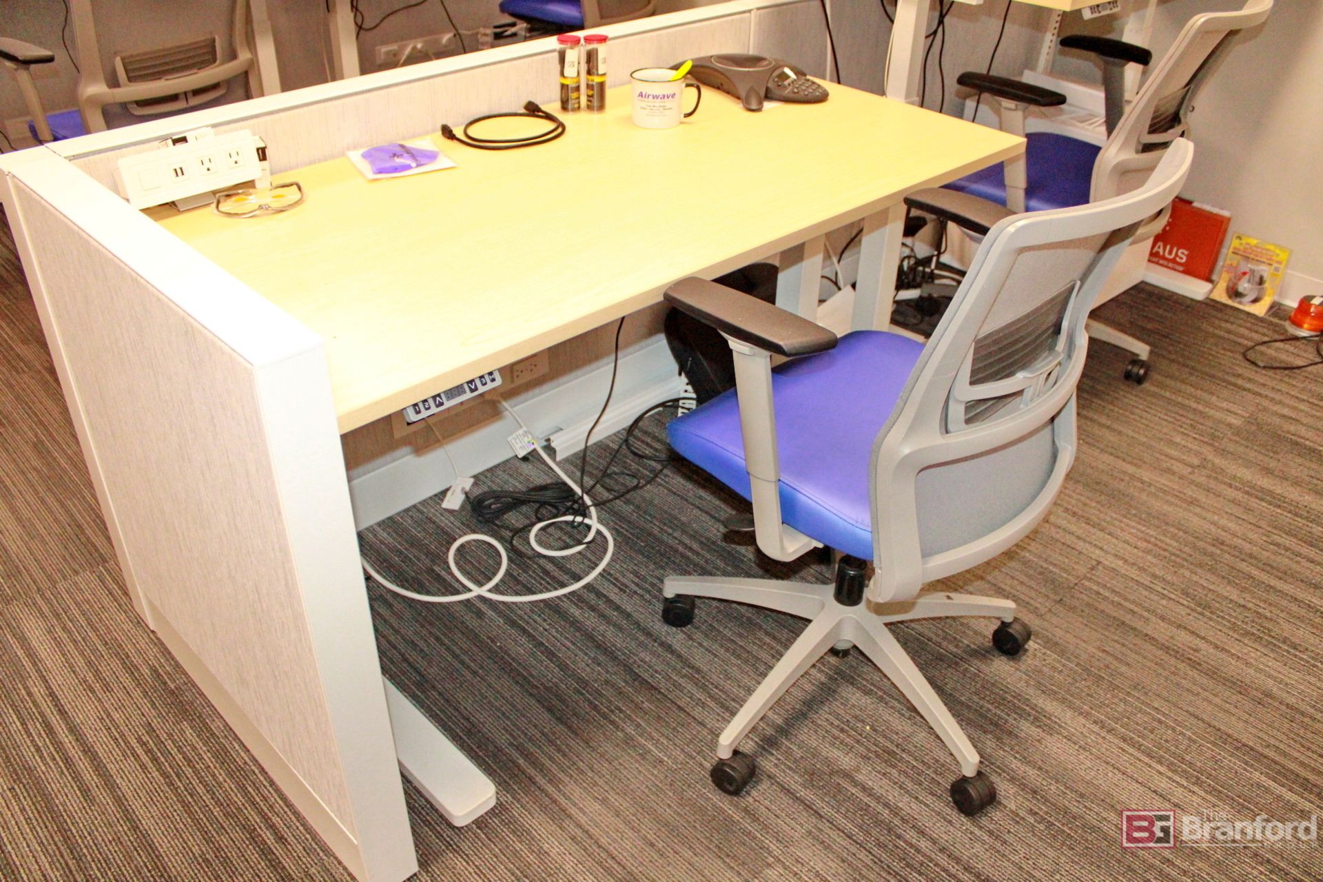 (2) Teknion Adjustable Standing Desks