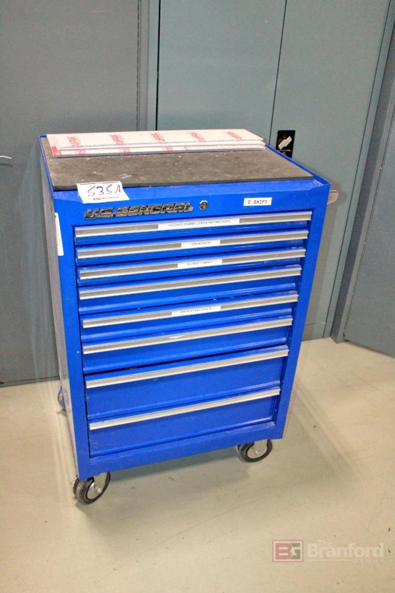 8-Drawer Rolling Tool Chest, U.S. General