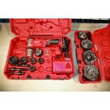 Milwaukee Cordless 6-Ton Knockout Tool Set