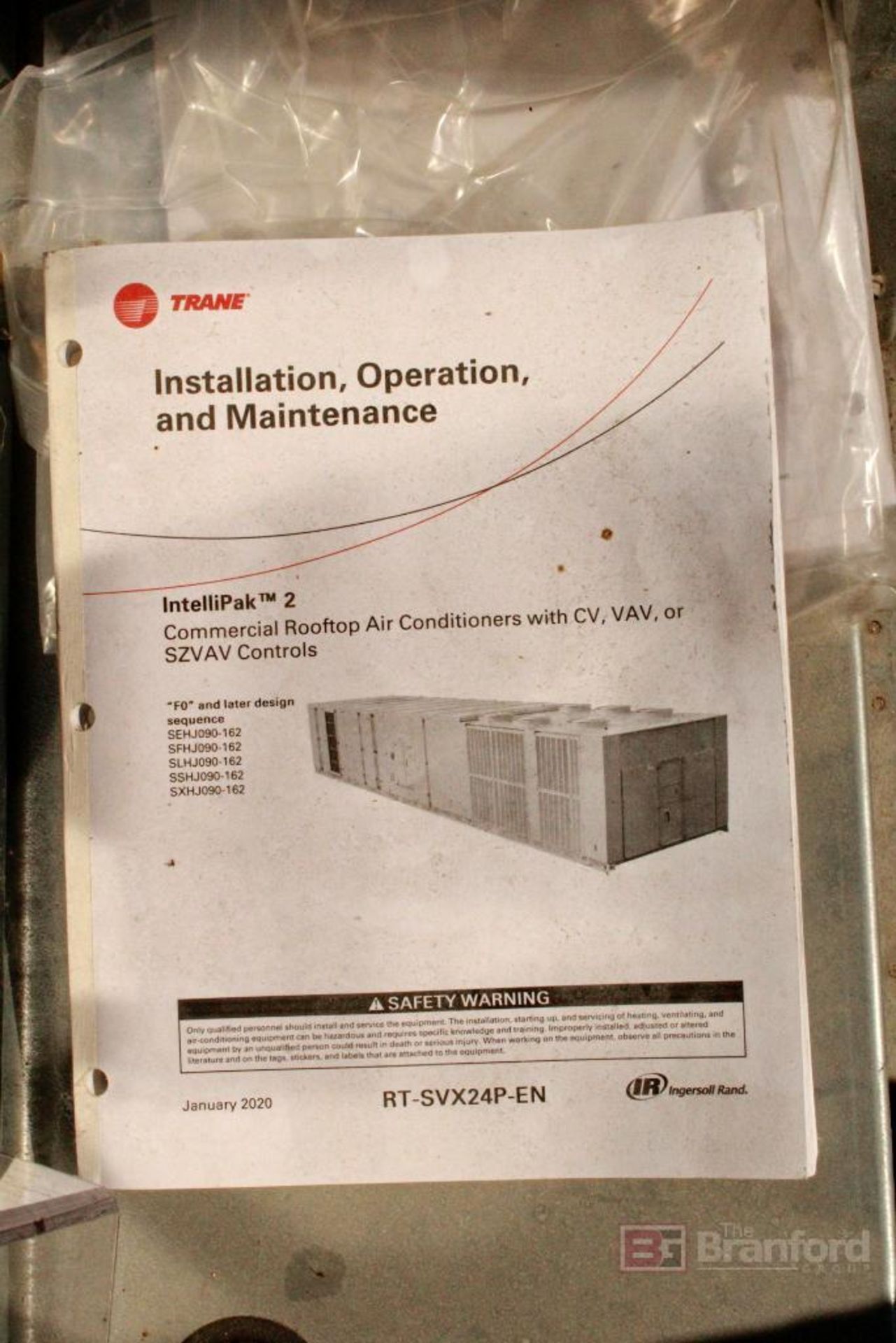 Trane Intellipak-II Self-contained Natural Gas-Fired 105-Ton HVAC System, (2019) - Image 19 of 28