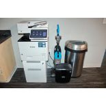 Canon Image Runner Advance DX 527iF Printer & Vacuum & Paper Shredder & Stainless Trash Can