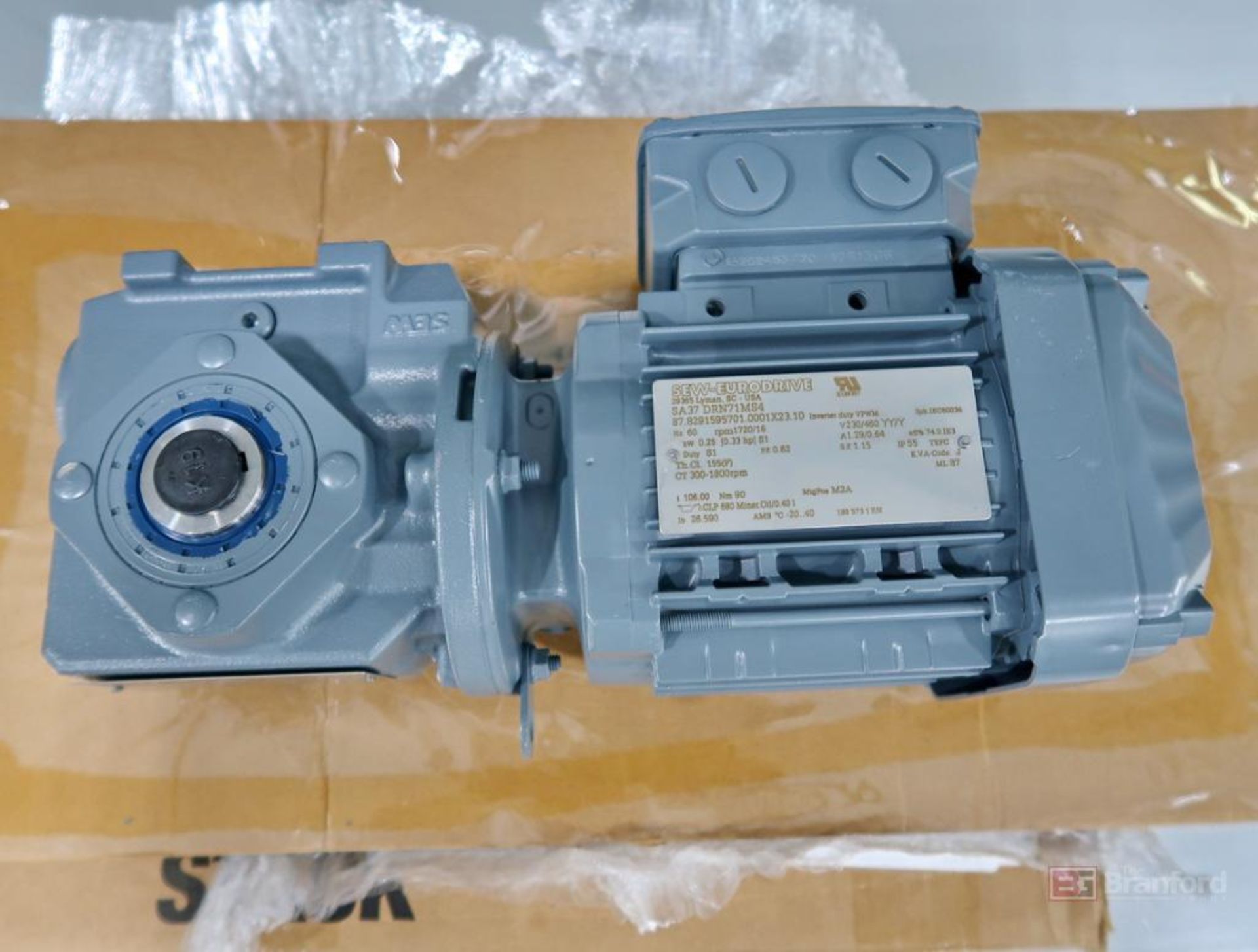 (2) SEW-EURODRIVE Motors (SA37, DRN71MS4) - Image 2 of 3