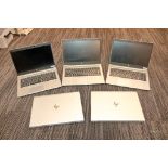 (5) HP Elitebook 840, G6, Not Tested, One Power Cord