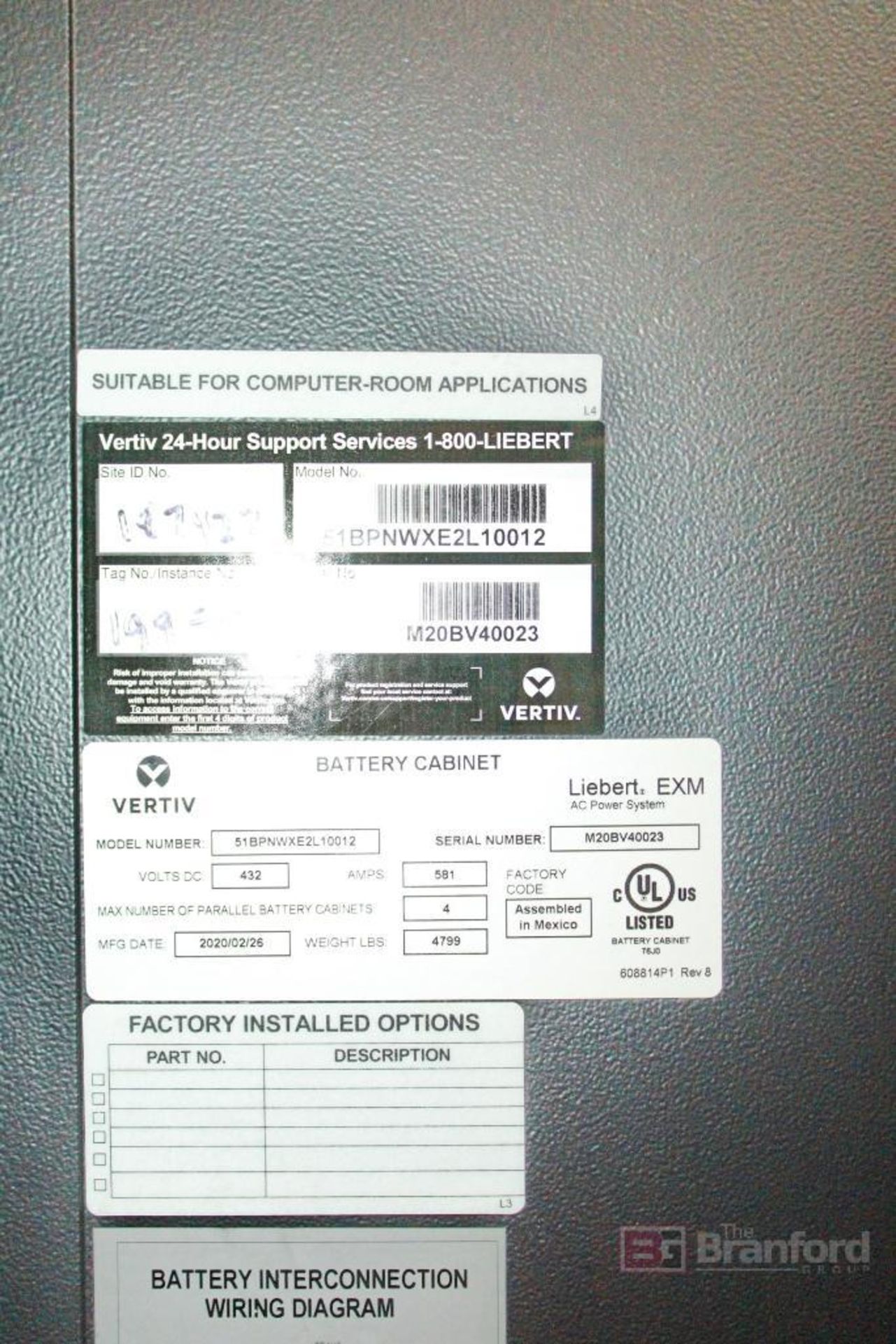 Vertiv Liebert EXM 51SA250NAA003A8 250-kVA AC Power UPS System, (2020) - Image 17 of 19