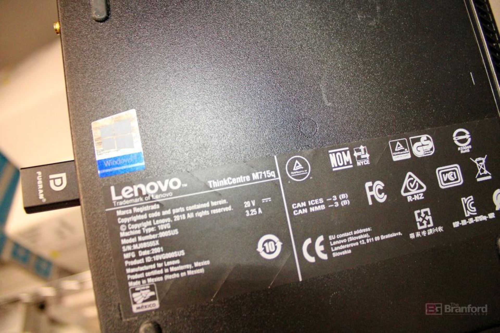 (7) ThinkCentre M715q Desktop PC, By Lenovo - Image 2 of 2
