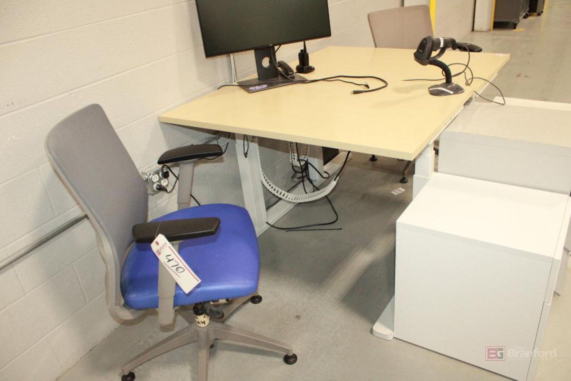 (2) Teknion Adjustable Standing Desk - Image 2 of 3