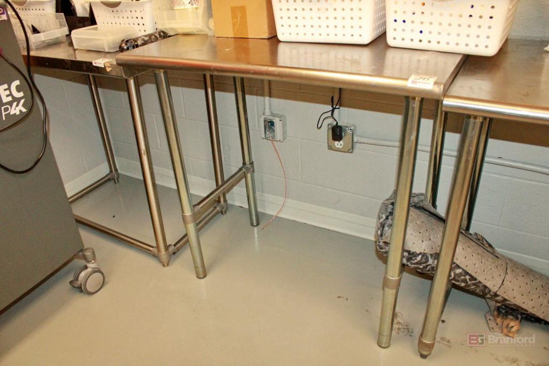 (4) Stainless Steel Tables - Image 2 of 2