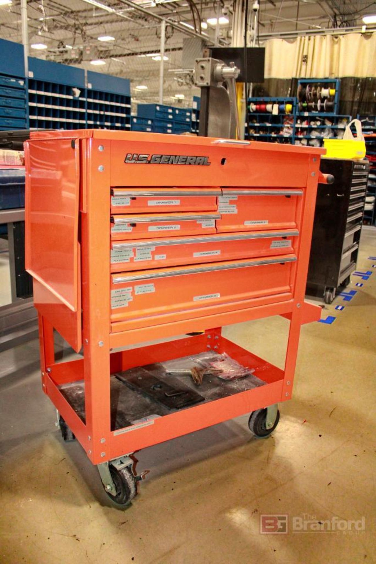 U.S.General Rolling Tool Cart with Content