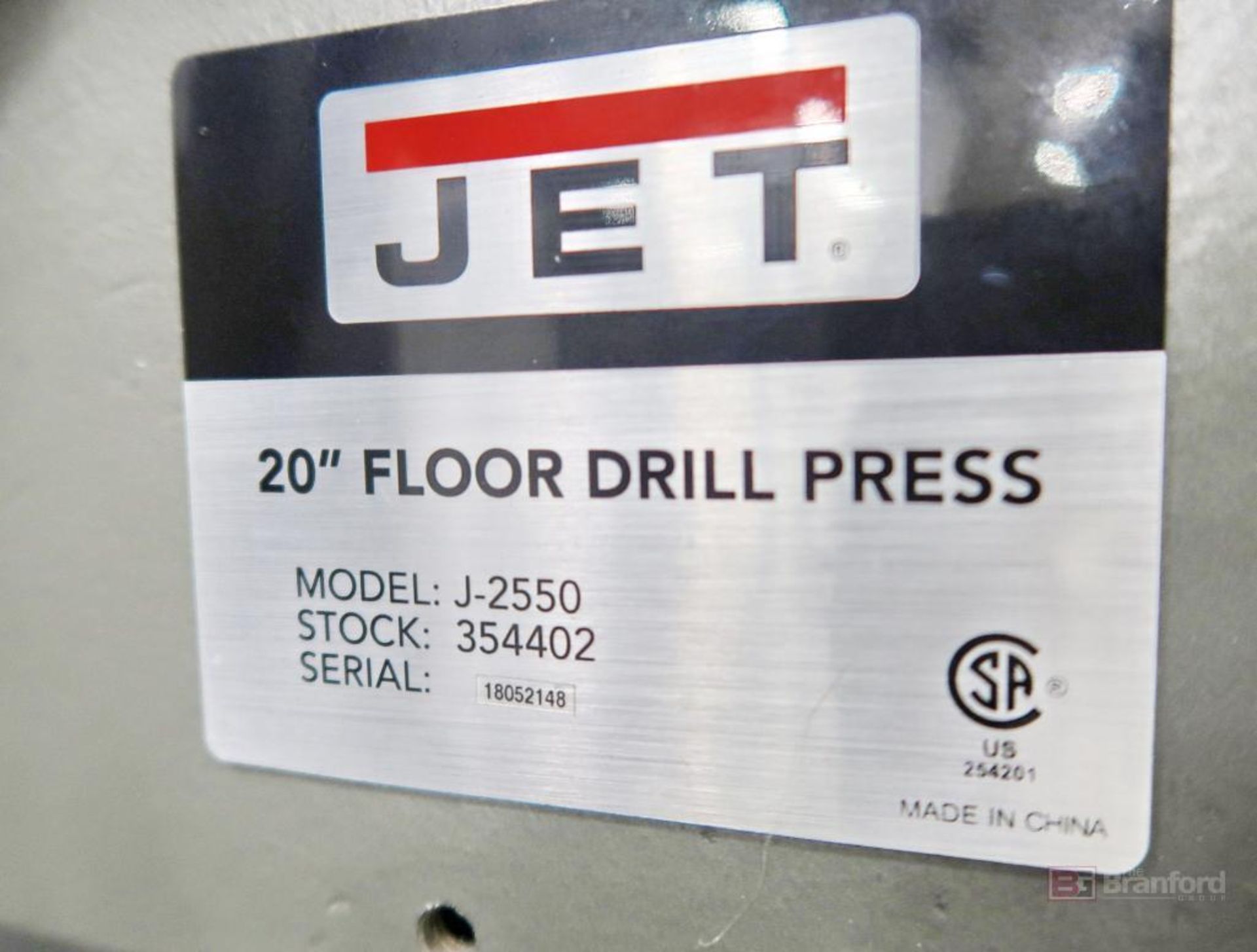 Jet Floor Drill Press Model J-2550 - Image 4 of 4
