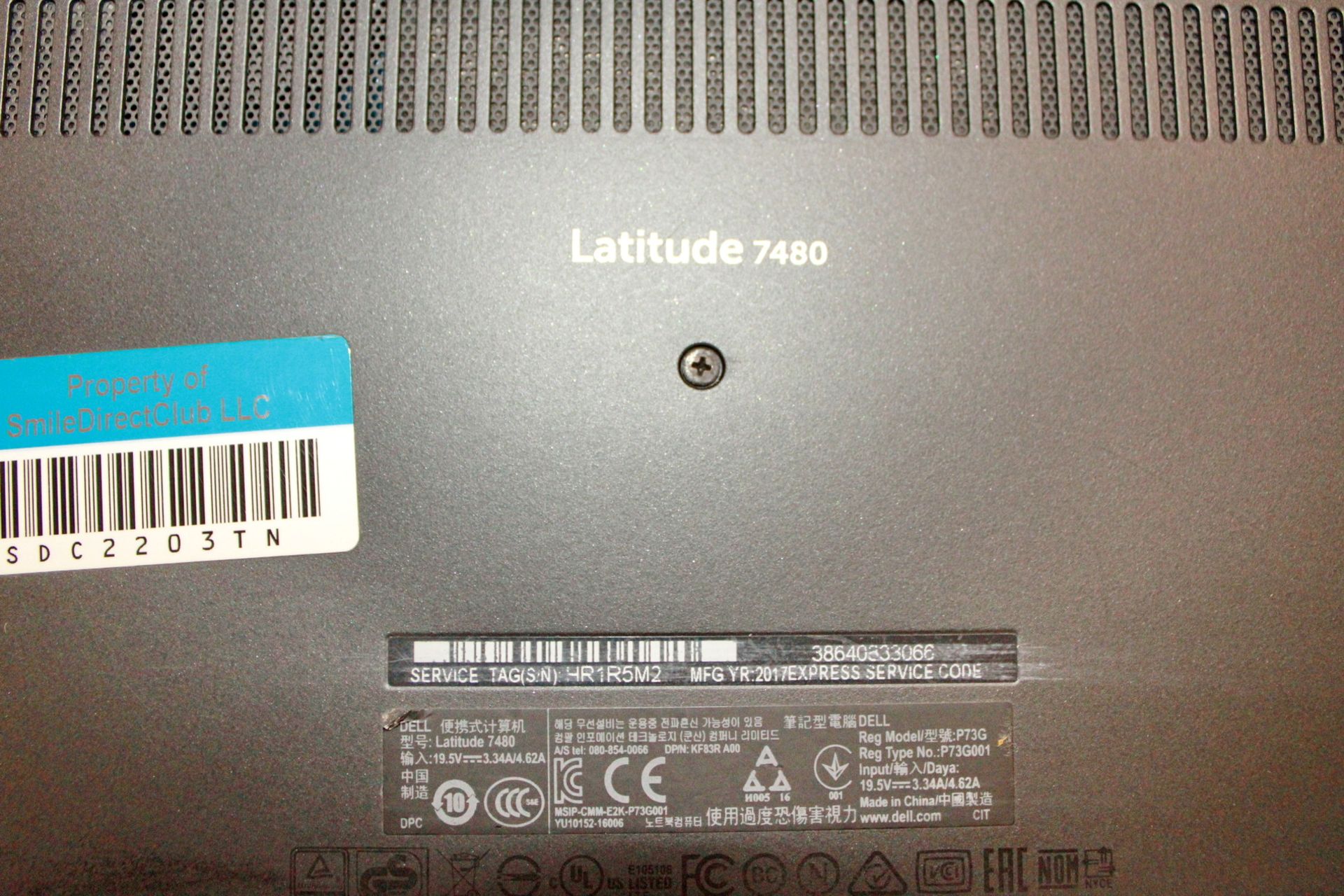 (3) Dell Latitude 7480 laptops - Image 3 of 3