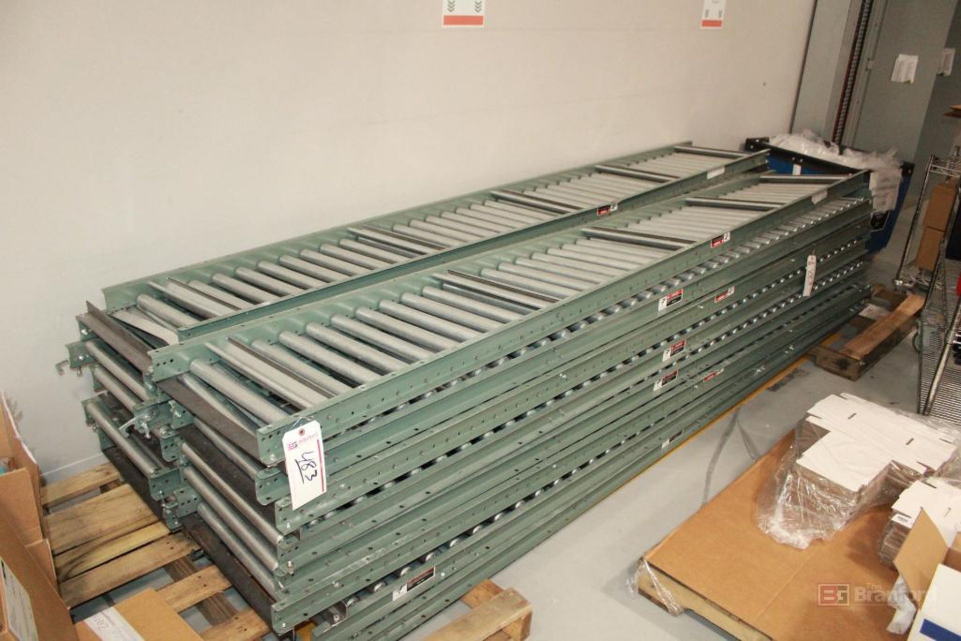 (18) Uline Sections of Gravity Roller Conveyors Model H-5013