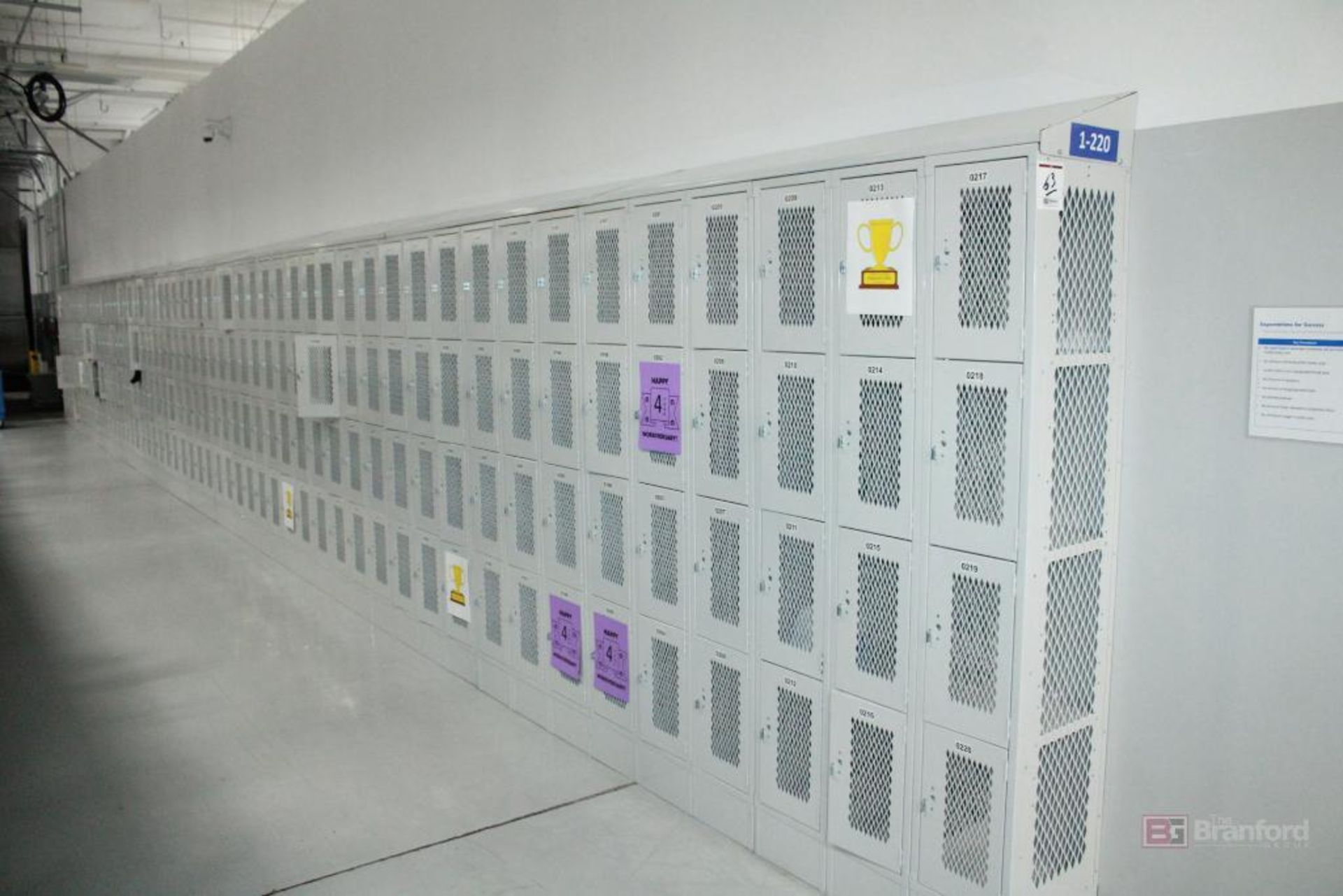 Lockers, Numbered 1-220 - Image 2 of 4