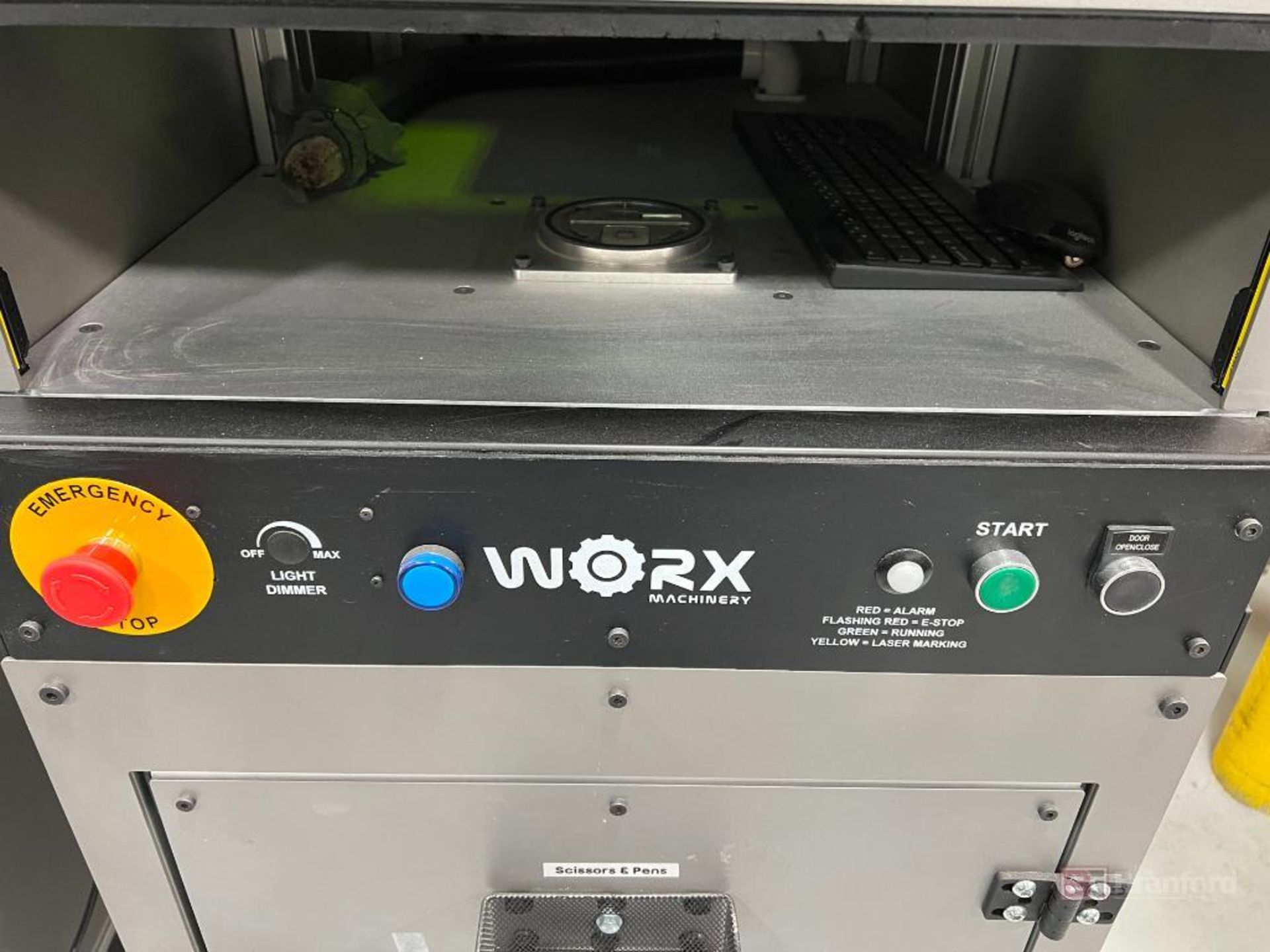 Keyence MD-F3200C 3-Axis Marking Laser w/ WORX ME1 Enclosure - Image 3 of 12